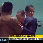 Berlusconi e Gheddafi