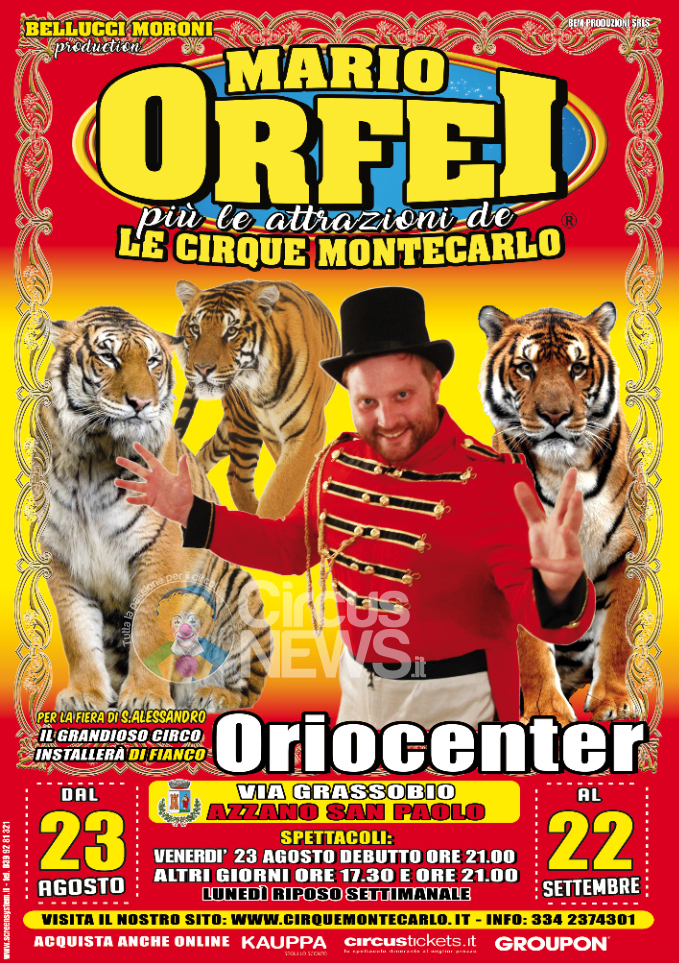 Mario Orfei più Le Cirque Montecarlo per S. Alessandro